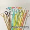 Cuerda de Algodón para Accesorios de Carrillón de Viento de Cáscara de Fruta, Cuerda Trenzada Hecha a Mano, Adornos Colgantes DIY, Colgante, Accesorios Semi-Terminados para Pulsera