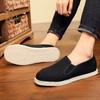 Nuevos zapatos de tela antiguos de Beijing para hombres, directos de fábrica, zapatos cómodos de ocio de primavera y otoño, zapatos para padres de mediana edad y ancianos, zapatos de tela lasaña