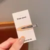 Pinza para el pelo fina y sin costuras de estilo coreano para mujer, nuevo clip lateral para flequillo, clip de pico de pato para maquillaje de frente, accesorios para el cabello
