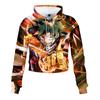 Sudadera con capucha de cintura alta con diseño de ombligo de roble de Chen Zelang Hui