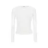 Camiseta Básica Picante Estilo Americano para Mujer, Otoño e Invierno 2025 Nuevo Cuello Redondo Manga Larga Ajustado Térmico