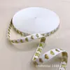 Cinta Jacquard de Corazón de 1.6 cm para Cajas de Regalo Hechas a Mano DIY, Ropa, Accesorios para el Cabello, Embalaje de Zapatos y Sombreros, Decoración de Cajas para Pasteles