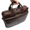 Bolsa masculina retro europeia e americana transfronteiriça da Amazon, bolsa de mão executiva, bolsa de computador multifuncional de alta qualidade, bolsa masculina horizontal