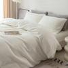 Conjunto de Cama de Veludo Leite Liso Cor Pura Classe A Quatro Peças Aconchegante Forrado com Lã Alta Gramatura Pelúcia de Coelho Conjunto de Cama de Veludo para Bebê