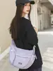 Bolso Cruzado Ligero de Nailon para Mujer, Bolso Cruzado de Gran Capacidad para Viajes y Deportes, Bolso Cruzado Casual tipo Bollo para el Hombro