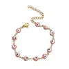 Accesorios Transfronterizos Pulsera de Acero de Titanio Ojo Turco Redondo Ojo del Diablo para Mujer