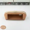 Temporada de apertura estuche de cuero de concha impermeable estuche de gran capacidad para estudiantes estuche con ventana transparente en stock al por mayor