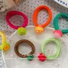Nueva Diadema Dulce de Frutas Estilo Coreano para Niños, Diadema de Bola Alta Elástica, Anillo de Toalla Versátil Accesorio para el Cabello para Niñas