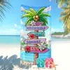 TEMU venda quente transfronteiriça toalha de praia casual de verão para férias na praia toalha de praia de verão para brincar na praia toalha de banho absorvente toalha