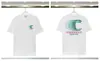 Marca Europeia e Americana da Moda Casablanca Tamanho Plus-Size Manga Curta 2026 Outono/Inverno Casablanca Camiseta Manga Curta Solta