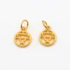 Estilo Chinês Corrente Nacional Ano Novo Método Antigo Cor Dourada Caractere da Fortuna Ruyi Auspicioso Marca da Fortuna Pingente Pulseira de Corda DIY Acessórios para Colar