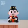 Estilo antigo q version Três Reinos pequenos enfeites fofos decorações para casa enfeites de mesa bonecas chinesas criativas
