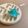 Anillos Geométricos Irregulares de Resina Transfronterizos Europeos y Americanos, Anillos Modernos y Sencillos, Joyería de Nicho de Alta Gama para Mujeres