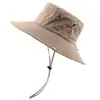 Novo Chapéu de Pescador Outdoor Masculino e Feminino Protetor Solar Secagem Rápida Impermeável Anti-ultravioleta Chapéu de Sol para Caminhada Transfronteiriço