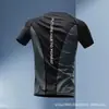 Roupas de Secagem Rápida Transfronteiriças Verão Ajustadas Roupa Íntima Roupa de Treino Corrida Seda Gelada Alta Elasticidade Manga Longa Basquete Fitness Roupa Esportiva