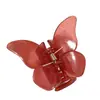 Pinza de Pelo de Mariposa Colorida, Pinza de Garra Brillante de Tamaño Mediano Engrosada para Recogido en la Parte Trasera de la Cabeza, Estilo Chica Linda, Directo del Fabricante