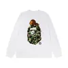 Marca de Moda Suministro Mayorista Transfronterizo Comercio Exterior Camiseta de Manga Larga Pe Pesado 300g Tiburón Top Tee 2