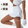 Falda de tenis de dos piezas para mujer transfronteriza, falda corta deportiva de verano anti-exposición para tenis, yoga, golf