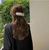 Presilha de cabelo tipo bico de pato com contas francesas alta qualidade elegante presilha de cabelo de placa cheia presilha de tubarão presilha de cabelo presilha de cabelo outono e inverno atacado