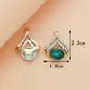 Accesorios de Joyería DIY de Fábrica Estrella de Cinco Puntas Corazón Aleación Pedrería Colgante Encanto Pendiente Collar Accesorios Llavero