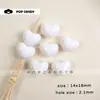 Joias Artesanais DIY com Contas Coloridas de Acrílico Coração de Tamanho Médio Contas Soltas Acessórios de Material Artesanal Bolsa Acessórios de Pingente