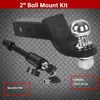 Receptor de enganche para remolque de parachoques trasero multifuncional con kit de enganche de asiento de bola de 5.1 cm kit de enganche