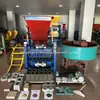 Fabricante Mecánico 4-35A Tolva de Cemento Máquina de Ladrillos Produce Ladrillos Entrelazados de Múltiples Especificaciones con Rápida Salida de Ladrillos y Máquina de Ladrillos de Bloque Sin Quema