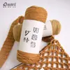 Ruyiniao Hilo de 2 mm Hebra Redonda Hilo de Algodón Hueco Tejido a Mano DIY Material para Bolsas Hilo Grosor Medio Bola de Lana Crochet