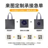 Bolsa No Tejida Recubierta Personalizada de Alta Gama para Centro Comercial Tienda de Ropa Bolsa de Compras Tote Bolsa Promocional Publicitaria de Supermercado Bolsa de Regalo