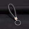 Chaveiro de Couro Trançado Multicolorido para Casal Criativo Chaveiro para Chave de Carro Chaveiro de Apartamento Homens e Mulheres