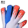 Guantes de Portero de Fútbol Pu Látex Engrosados Antideslizantes Resistentes al Desgaste Guantes de Portero Equipo Especial de Fútbol para Entrenamiento y Competición
