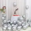 Globos de aleación de cromo de 5 pulgadas, 10 pulgadas, 12 pulgadas, 18 pulgadas para decoración de bodas, fiestas, festivales, arreglos de cumpleaños