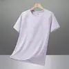 Camiseta Deportiva de Verano para Hombre, Estilo Nuevo, Fresca, Antibacteriana, de Sorona, para Exteriores, Secado Rápido, Color Liso, Cuello Redondo, Manga Corta