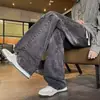 Jeans americanos desgastados transfronterizos para hombre, marca vintage de moda, pantalones largos rectos holgados de pierna ancha lavados, elegantes para todas las estaciones.