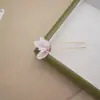 Novo Grampo de Cabelo Rosa Retrô Flor de Pessegueiro Adorno de Cabeça Hanfu Acessório Lateral Versátil Flor de Seda Grampo para Coque para Mulheres