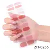 Pó de cebola Zhengxiang 22 adesivos de unha atacado Europeu e Americano Película de esmalte de unha adesivos de unha cor sólida estilo simples adesivos de unha de comércio exterior