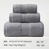 Toalla de algodón de color liso, adecuada para supermercados y hoteles, 100% algodón, absorbente, para lavar la cara y bañarse, toalla facial gruesa y suave