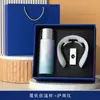 Regalos Empresariales, Taza Térmica Recubierta de Titanio, Taza de Acero Inoxidable de Aspecto Elegante, Taza con Patrón de Martillo para Separación de Té y Agua, Regalo de Lujo Ligero de Gama Alta