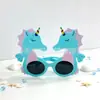 Fiesta playera en Hawái Serie Océano Tiburón cangrejo estrella de mar concha ballena sirena modelado gafas de graduación