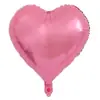 Balão de alumínio em formato de coração, cor sólida, 18 polegadas, para decoração de casamento, festa de casamento, quarto de casamento