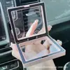 Caja transparente de suspensión de PE para joyería, caja de almacenamiento de joyas, caja de embalaje para anillos, collares, joyas, caja de cajón para regalos, venta al por mayor