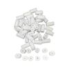 Coluna de esponja nasal de alta densidade 10*20mm pequeno tubo de esponja branco limpeza narina filtro esponja projétil esponja