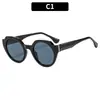 Estilo Europeo y Americano Retro Moda Callejera Versátiles Gafas de Sol Nuevas Para Exteriores Ciclismo Protección Solar Modernas Gafas de Sol Transfronterizas