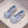 Zapatos Pequeños de Cuero para Niños, Zapatos para Niñas, Moda Nueva Primavera y Otoño 2025 Kuromi Planos, Suela Suave, Zapatos de Cuero de la Princesa Elsa