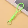 Cordão para Celular Tira de Pulso Cordão de Nylon Trançado Acessório para Bolsa Chaveiro com Anel de Metal Antiperda Cadeia de Cordão