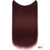 Peruca de comércio exterior europeia e americana linha de pesca feminina cortina de cabelo longo cabelo liso natural sem costura fabricantes de adesivo de cabelo manchar peruca de fibra química