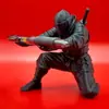 Popular Transfronteiriço Impresso em 3D Ninja Personalizado Criativo Ornamento Armazenamento de Mesa Desenho Animado Guerreiro Negro