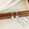 Oferta especial: Lujo Ligero Estilo Francés, Pendientes de Perlas con Lazo de Moda y Elegancia para Mujer, Modelo Nuevo con Borlas Exquisitas y un Toque de Alta Gama