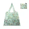 Bolsa de Compras Plegable, Nueva de Gran Capacidad, Bolsa Plegable Ecológica en Stock, Bolsa de Tote de Almacenamiento Plegable Portátil Impresa Creativa
