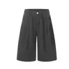 Nuevo Producto Jiayiku 2026: Pantalones Cropped Americanos con Caída, Pantalones de Traje, Pantalones Yamamoto Plisados Estilo Old Money, Pantalones Sueltos de Largo Medio
